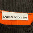 Load image into Gallery viewer, Paco Rabanne Black / Orange Striped Knit Sailor Sweater