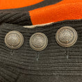 Load image into Gallery viewer, Paco Rabanne Black / Orange Striped Knit Sailor Sweater