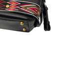 Load image into Gallery viewer, Christian Dior Black / Red Diorodeo Small Leather Hobo Shoulder Bag