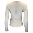 Load image into Gallery viewer, Giorgio Armani Ecru Long Sleeved Wool and Silk Top
