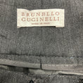 Load image into Gallery viewer, Brunello Cucinelli Charcoal Grey Sequined Wool Pants