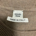 Load image into Gallery viewer, Hermes Taupe / Dark Gris Etoupe H Motif Short Sleeved Wool Knit Pullover Sweater