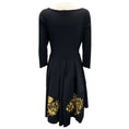 Load image into Gallery viewer, Chiara Boni La Petite Robe Couture Black / Gold Embroidered Cocktail Dress