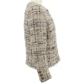 Load image into Gallery viewer, Chanel Ivory / Brown Wool Tweed Jacket