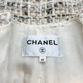 Load image into Gallery viewer, Chanel Ivory / Brown Wool Tweed Jacket