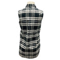 Load image into Gallery viewer, Christian Dior Black / White Plaid Sleeveless Cotton Top