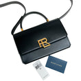 Load image into Gallery viewer, Ralph Lauren Black RL 888 Box Calfskin Top Handle Bag