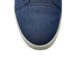 Load image into Gallery viewer, Christian Louboutin Blue Fique a Vontade Denim Spike Sneakers