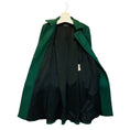 Load image into Gallery viewer, Piazza Sempione Green Mid Length Button Front Wool and Cashmere Coat