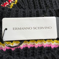Load image into Gallery viewer, Ermanno Scervino Black Multi Striped Chunky Wool Knit Sweater