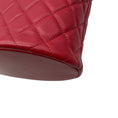 Load image into Gallery viewer, Chanel Red / Gold Hardware Quilted Calfskin Leather Boy Bucket Bag