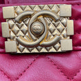 Load image into Gallery viewer, Chanel Red / Gold Hardware Quilted Calfskin Leather Boy Bucket Bag