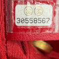 Load image into Gallery viewer, Chanel Red / Gold Hardware Quilted Calfskin Leather Boy Bucket Bag