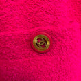 Load image into Gallery viewer, Chanel Vintage Hot Pink Boucle Wool Tweed Jacket with Gold CC Logo Buttons