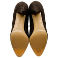 Load image into Gallery viewer, Casadei Brown Stretch Suede Sock Booties