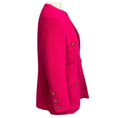 Load image into Gallery viewer, Chanel Vintage Hot Pink Boucle Wool Tweed Jacket with Gold CC Logo Buttons