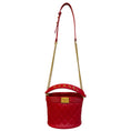 Load image into Gallery viewer, Chanel Red / Gold Hardware Quilted Calfskin Leather Boy Bucket Bag