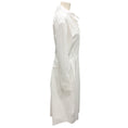 Load image into Gallery viewer, Maison Rabih Kayrouz White Long Sleeved Cotton Shirt Dress