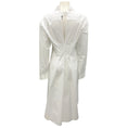 Load image into Gallery viewer, Maison Rabih Kayrouz White Long Sleeved Cotton Shirt Dress