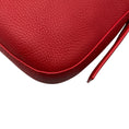 Load image into Gallery viewer, Akris Lipstick Red Grained Calfskin Leather Tasche XS Anna Bag