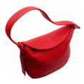 Load image into Gallery viewer, Akris Lipstick Red Grained Calfskin Leather Tasche XS Anna Bag