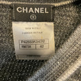 Load image into Gallery viewer, Chanel Grey Short Sleeved Cashmere Knit Pullover Sweater