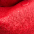 Load image into Gallery viewer, Akris Lipstick Red Grained Calfskin Leather Tasche XS Anna Bag