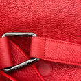 Load image into Gallery viewer, Akris Lipstick Red Grained Calfskin Leather Tasche XS Anna Bag