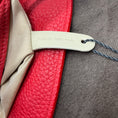 Load image into Gallery viewer, Akris Lipstick Red Grained Calfskin Leather Tasche XS Anna Bag