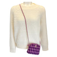 Load image into Gallery viewer, Chanel Purple Tweed Mini Crossbody Bag