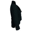 Load image into Gallery viewer, Chanel Black Wool and Alpaca Tweed Jacket with CC Logo Snowflake Buttons