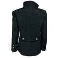 Load image into Gallery viewer, Chanel Black Wool and Alpaca Tweed Jacket with CC Logo Snowflake Buttons