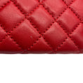 Load image into Gallery viewer, Chanel Red Classic Quilted Leather Chain Strap Flap Handbag