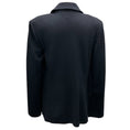 Load image into Gallery viewer, St. John Collection Navy Blue 2018 Button-Front Wool Knit Jacket
