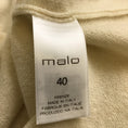 Load image into Gallery viewer, Malo Ivory Hooded Long Sleeved Silk Lined Cashmere Knit Sweater