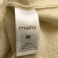 Load image into Gallery viewer, Malo Ivory Hooded Long Sleeved Silk Lined Cashmere Knit Sweater
