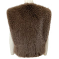 Load image into Gallery viewer, AGOLDE Brown Faux Fur Paloma Gilet Vest
