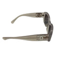 Load image into Gallery viewer, Chanel Milky Grey / Silver CC Logo Frosted Rectangular Acetate Sunglasses