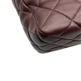 Load image into Gallery viewer, Chanel Burgundy 2023 CC Logo Quilted Lambskin Leather Shopper Tote Handbag with Brushed Gold Hardware