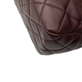 Load image into Gallery viewer, Chanel Burgundy 2023 CC Logo Quilted Lambskin Leather Shopper Tote Handbag with Brushed Gold Hardware