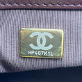 Load image into Gallery viewer, Chanel Burgundy 2023 CC Logo Quilted Lambskin Leather Shopper Tote Handbag with Brushed Gold Hardware