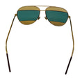 Load image into Gallery viewer, Christian Dior Gold / Silver Dior Split 1 Metal Frame Aviator Sunglasses