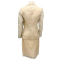 Load image into Gallery viewer, Angel Sanchez Cream Raw Silk Jacket and Skirt Suit Set