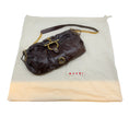 Load image into Gallery viewer, Marni Brown Leather Shoulder Bag with Gold Hardware