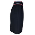 Load image into Gallery viewer, Gucci Black / Red / Blue 2019 Grosgrain Trimmed Tweed Skirt

