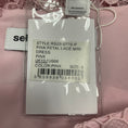 Load image into Gallery viewer, Self-Portrait Pink Petal Lace Detail Short Sleeved Mini Dress
