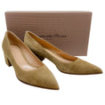 Load image into Gallery viewer, Gianvito Rossi Camel Suede Piper Pumps