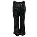 Load image into Gallery viewer, Elie Saab Black Sequined Flared Pants