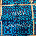 Load image into Gallery viewer, Hermes Blue Multi Mors et Gourmettes Print Square Silk Twill Scarf