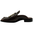 Load image into Gallery viewer, Loewe Brown Leather Edge Loafer Mules